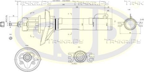 Амортизатор G.U.D.. Артикул GSA634812