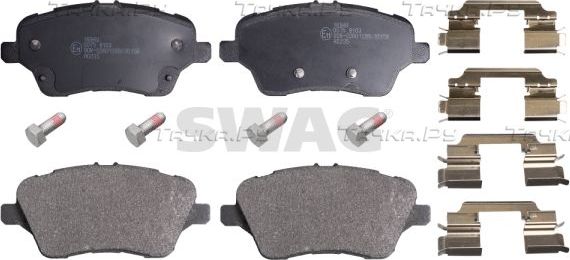 Тормозные колодки SWAG передние для Ford Fiesta VI 2008-2019. Артикул 50 91 6940