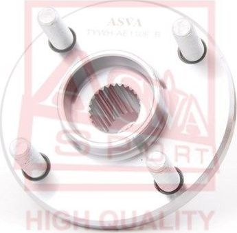 Ступица колеса Asva передняя для Toyota Sprinter Carib III 1995-2001. Артикул TYWH-AE110F