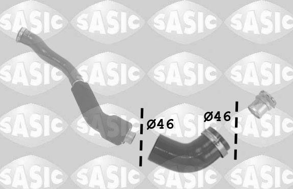 Патрубок интеркулера Sasic для Renault Master II 2006-2010. Артикул 3334042