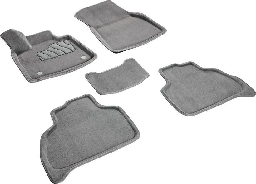 Коврики 3D Seintex ворсовые для салона BMW X7 G07 2018-2026 Серые. Артикул 98149