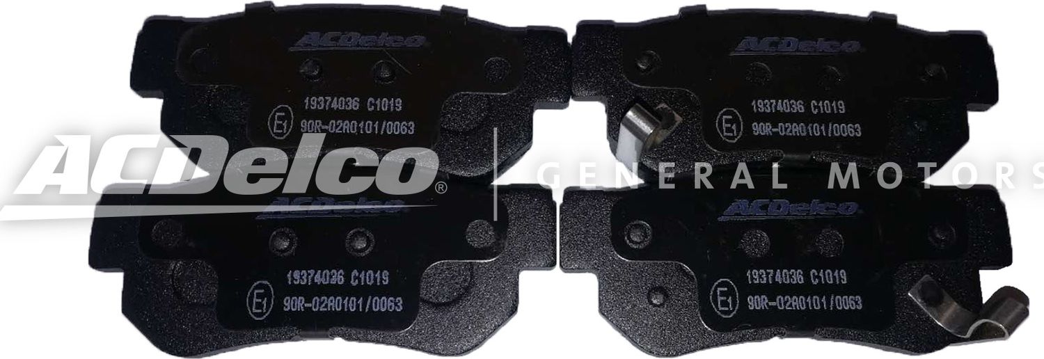 Тормозные колодки ACDelco. Артикул 19374036