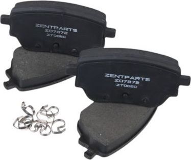 Тормозные колодки Zentparts. Артикул Z07872