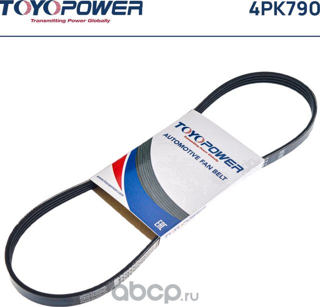 Ремень поликлиновый(rultem) (Toyopower). Артикул 4PK790