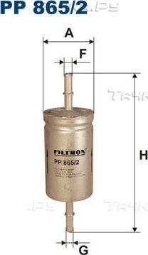 Топливный фильтр Filtron для Ford Focus I 1998-2004. Артикул PP 865/2