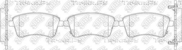 Тормозные колодки NiBK. Артикул PN0703
