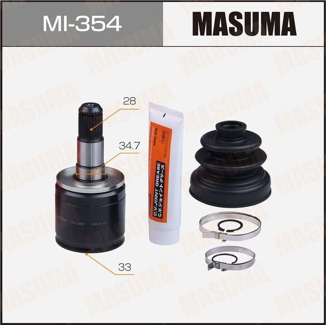 ШРУС MASUMA 33х34,7х28 (1/6) Masuma. Артикул MI354