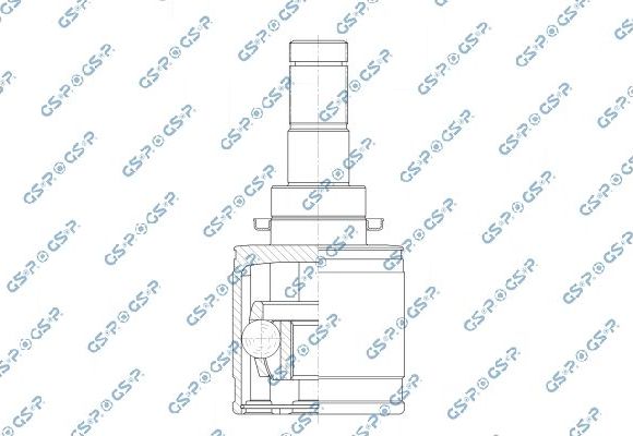 Шрус внутренний (граната) GSP для Mazda 3 II (BL) 2008-2014. Артикул 603510