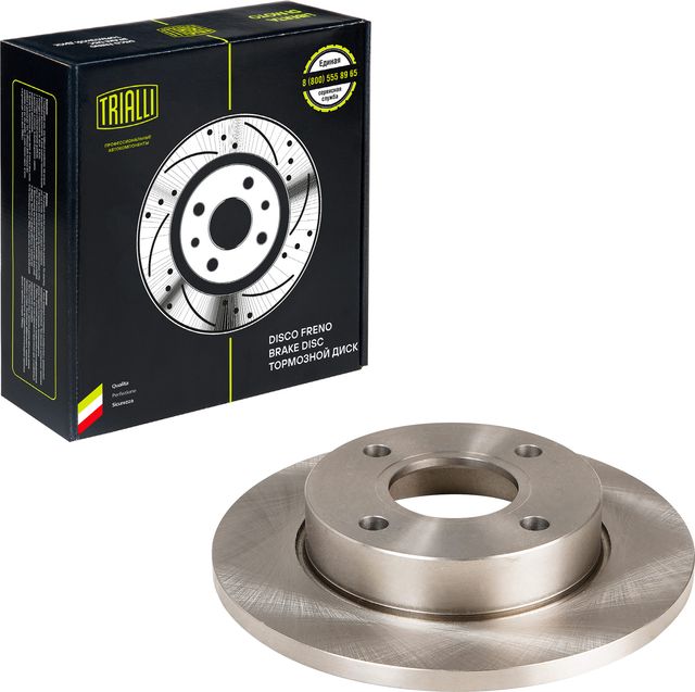 Тормозной диск Trialli передний для Ford Fiesta IV 1995-2002. Артикул DF 263907
