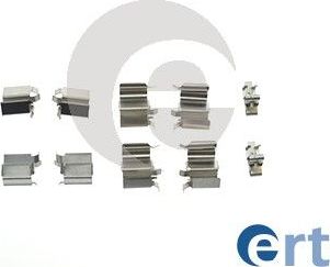 Монтажный комплект тормозных колодок ERT. Артикул 420074
