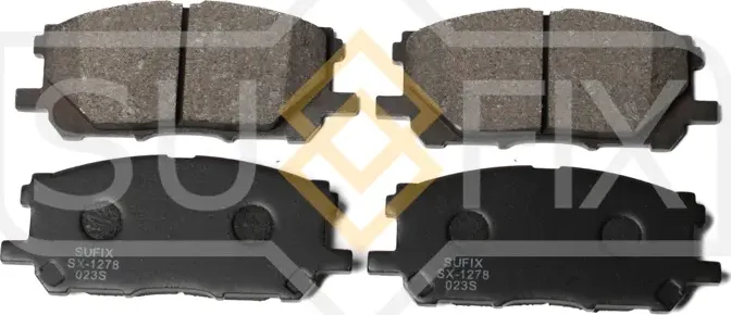 Колодки тормозные дисковые | перед прав/лев | (Sufix). Артикул SX-1278