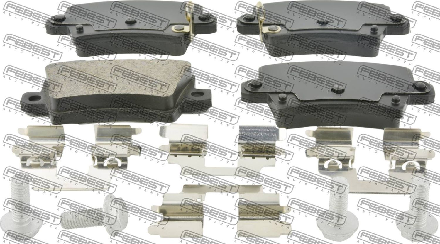 Тормозные колодки Febest. Артикул 0301-FDR