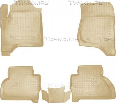 Коврики Норпласт для салона Cadillac Escalade IV 2014-2026. Бежевый. Артикул NPA11-C10-350Beige