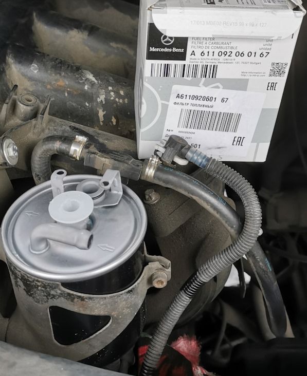 Топливный фильтр Mercedes-Benz. Артикул A611092060167