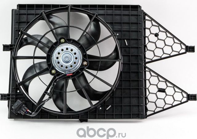 Вентилятор обдува радиатора всборе с диффузором (Dominant). Артикул AW6R009590455DS
