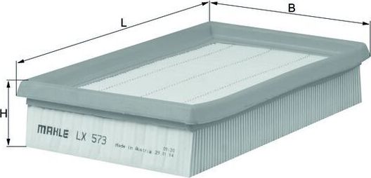 Воздушный фильтр Mahle. Артикул LX 573