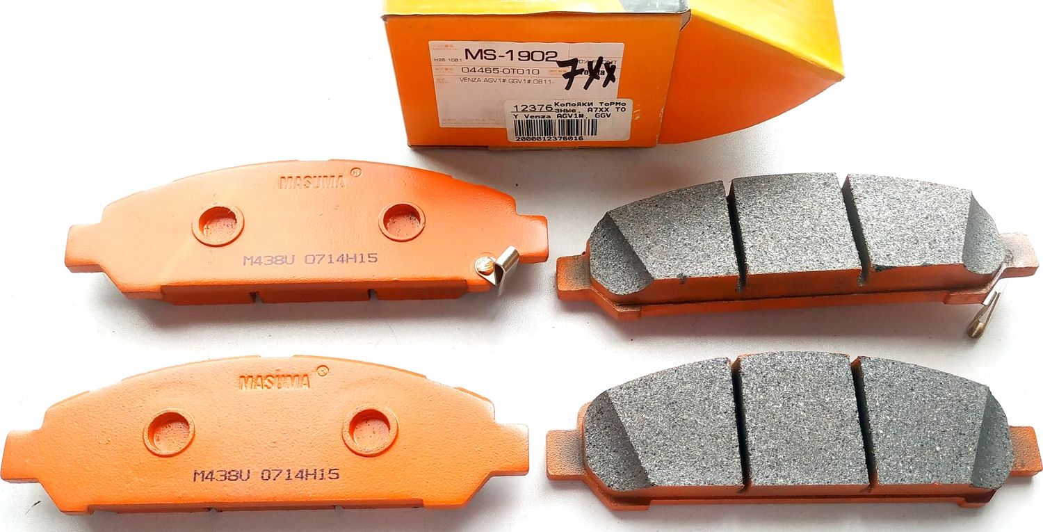 Тормозные колодки Masuma. Артикул MS-1902