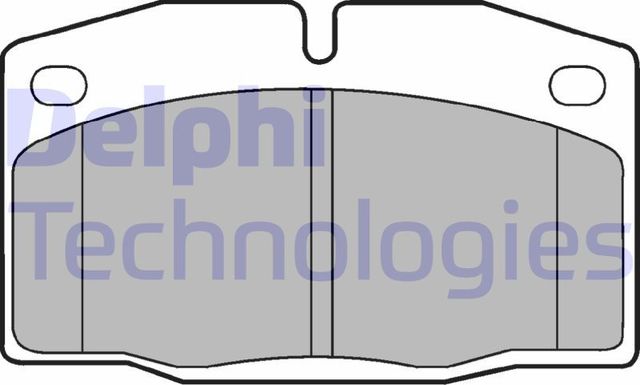 Тормозные колодки Delphi (Low-Metallic). Артикул LP415