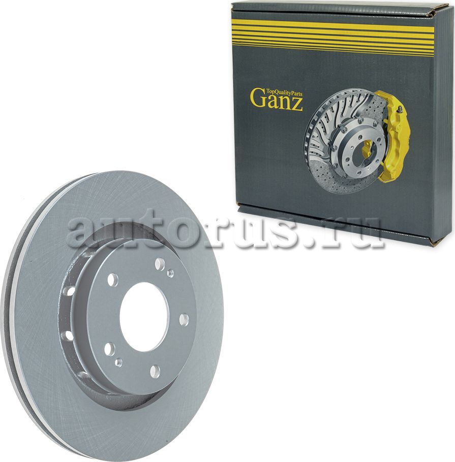 Диск тормозной передний (Ganz). Артикул GIJ10035