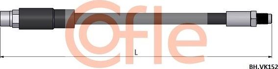 Тормозной шланг Cofle. Артикул 92.BH.VK152