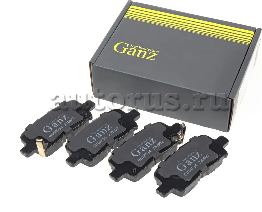 Колодки задние (Ganz). Артикул GIJ09534