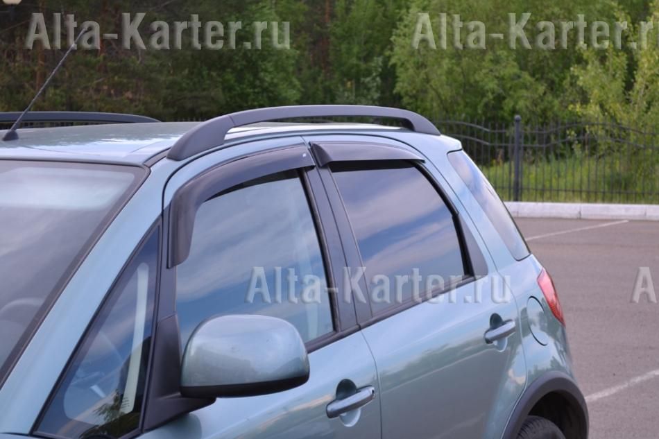 Дефлекторы Cobra Tuning для окон Suzuki SX4 I хэтчбек 2006-2013. Артикул S50706