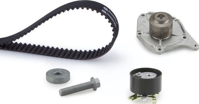 Помпа (водяной насос) с комплектом ремня ГРМ Gates PowerGrip®. Артикул KP25578XS-3