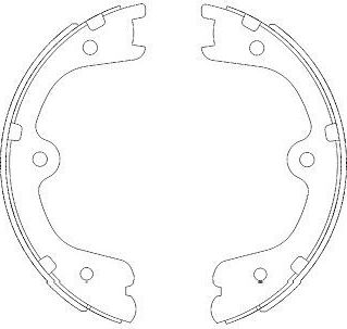 Тормозные колодки Kavo Parts. Артикул KBS-7404