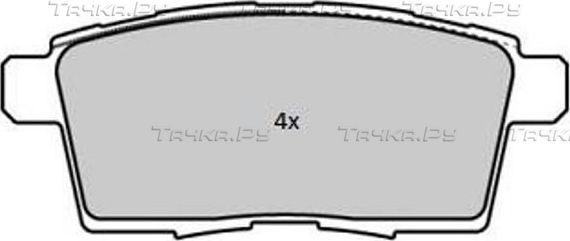 Тормозные колодки Fremax задние для Mazda CX-9 I 2006-2016. Артикул FBP-1842