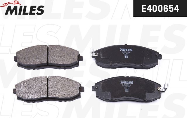 Тормозные колодки Miles (Low-Metallic). Артикул E400654