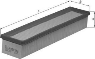 Воздушный фильтр Mahle. Артикул LX 1258