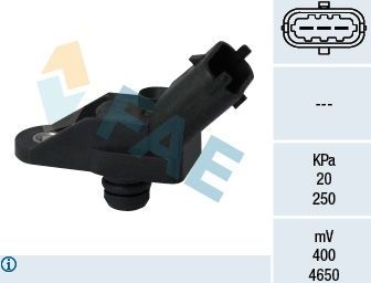 Датчик абсолютного давления (ДАД, MAP) FAE для Volvo S60 I 2000-2010. Артикул 15057