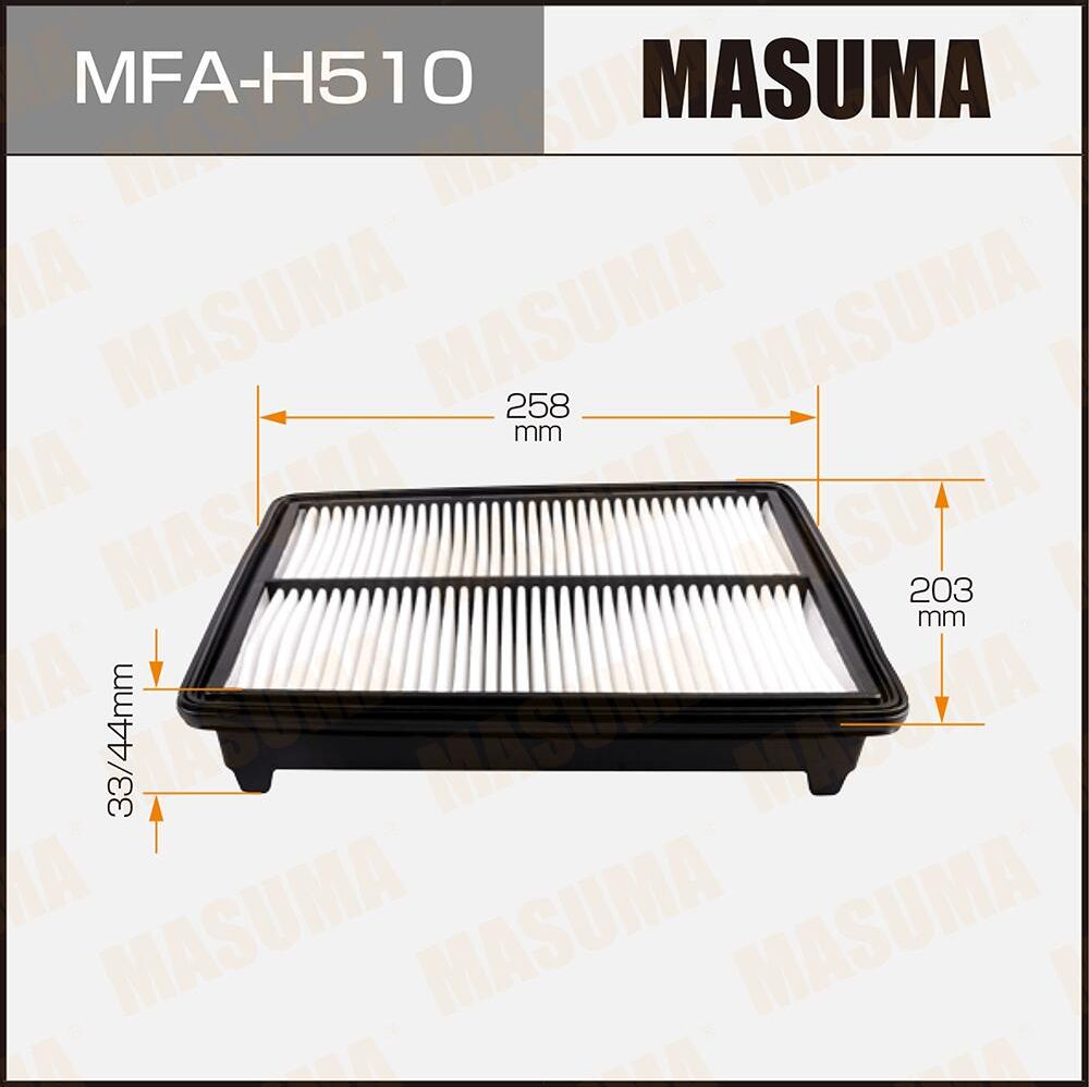 Воздушный фильтр Masuma. Артикул MFA-H510