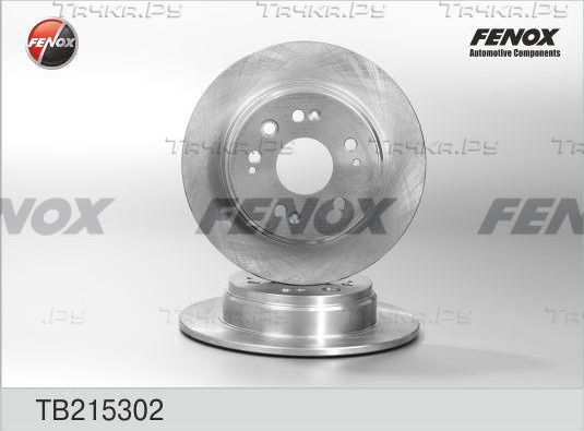 Тормозной диск Fenox. Артикул TB215302