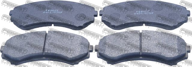 Тормозные колодки Febest. Артикул 0401-V75F