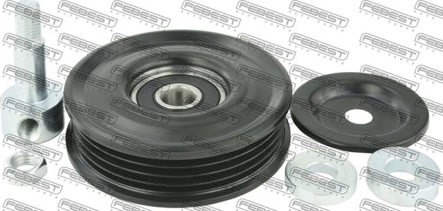 Натяжной ролик (натяжитель) приводного поликлинового ремня Febest. Артикул 0287-P11E