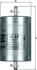 Топливный фильтр Mahle-Knecht для Daewoo Musso 1999-2002. Артикул KL 65