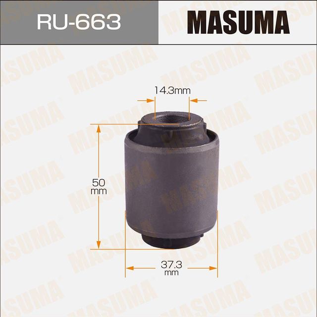 Сайлентблок заднего рычага подвески Masuma. Артикул RU-663