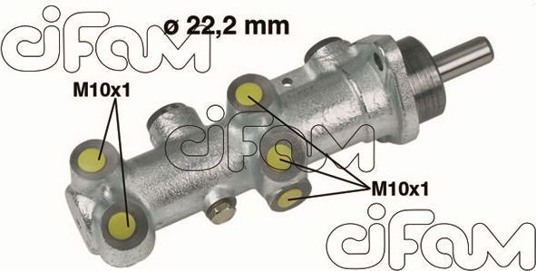 Тормозной цилиндр главный Cifam (Чугун) для Fiat Ducato II 1994-2002. Артикул 202-241