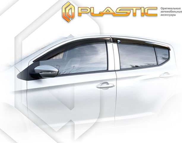 Дефлекторы СА Пластик для окон (Classic полупрозрачный) Lifan X50  2015–2026. Артикул 2010030311135