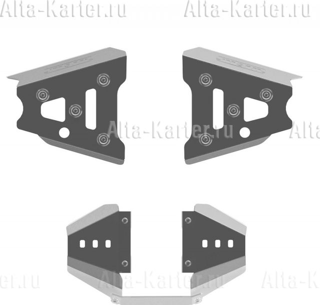 Защита Storm для передних рычагов и заднего редуктора квадроцикла Can-Am Outlander 2011-2013. Артикул 40.1873