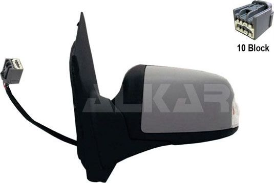Зеркало боковое Alkar левое для Ford Focus II 2004-2012. Артикул 6139400
