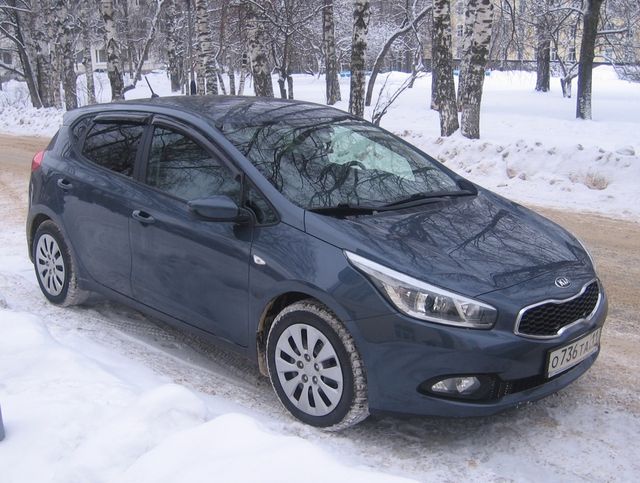 Дефлекторы SIM для окон Kia Ceed II хэтчбек 2012-2017. Артикул SKICEE1232