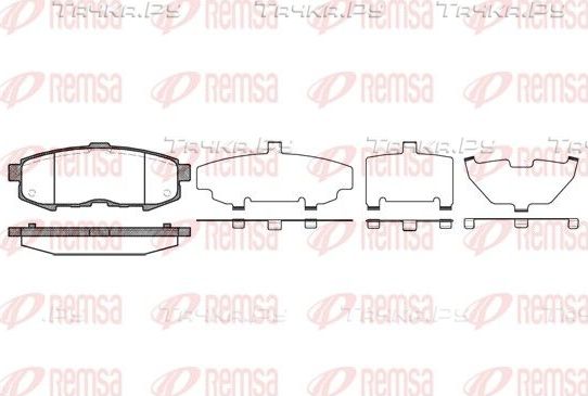 Тормозные колодки Remsa. Артикул 1160.00