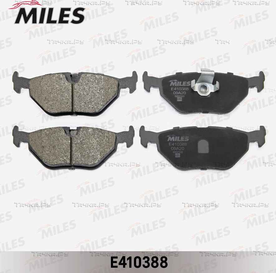 Тормозные колодки Miles (Low-Metallic) для BMW 5 IV (E39) 1995-2004. Артикул E410388