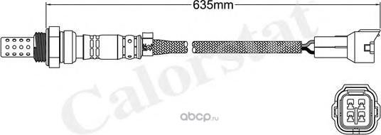 Лямбда-зонд (Vernet). Артикул LS140445