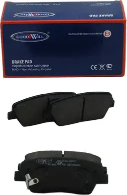 Колодки тормозные дисковые задние, комплект (Goodwill). Артикул 2116R
