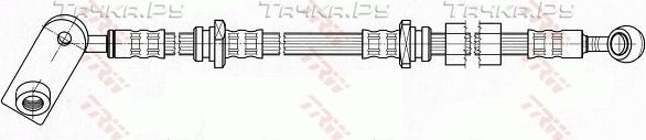 Тормозной шланг TRW передний левый для Suzuki Grand Vitara III 2005-2015. Артикул PHD459