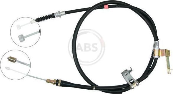 Трос ручника (тросик ручного тормоза) ABS задний левый для Mazda 323 VI (BJ) 1998-2004. Артикул K19547