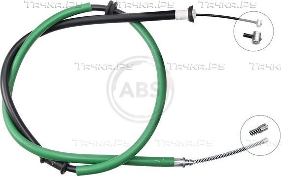 Трос ручника (тросик ручного тормоза) ABS. Артикул K16837